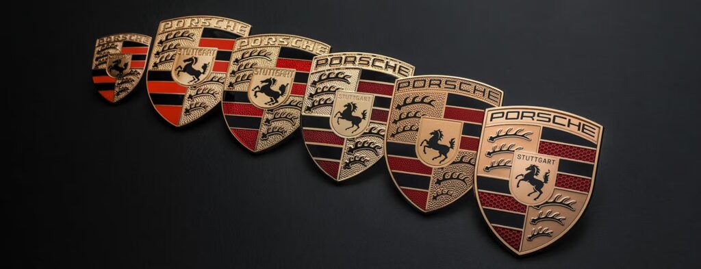 Porsche's luxury sports car logo